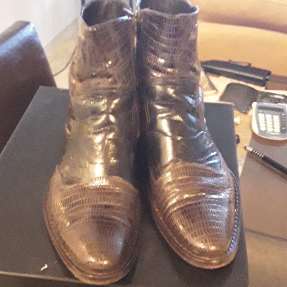Lizard boots
